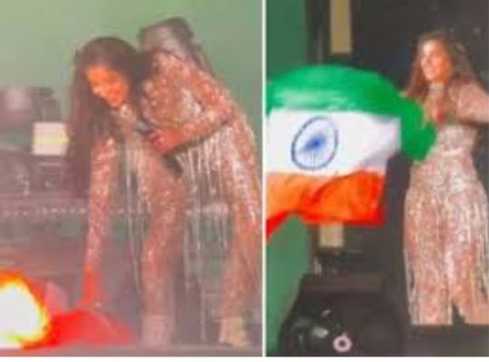 Nora Fatehi insulted the Indian tricolor in Over Excitement! The tricolor was thrown on the stage, Nora came under trolls' target