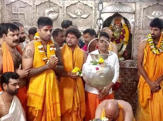  Sports world: Team India players reached the shelter of Mahakal! Prayed for Pant, tomorrow the third match will be played in Indore