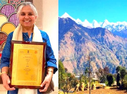 Uttarakhand: Sirmoli village of Pithoragarh got the status of the best tourist village in the country! Mallika Virdi awarded with Best Tourism Village Award