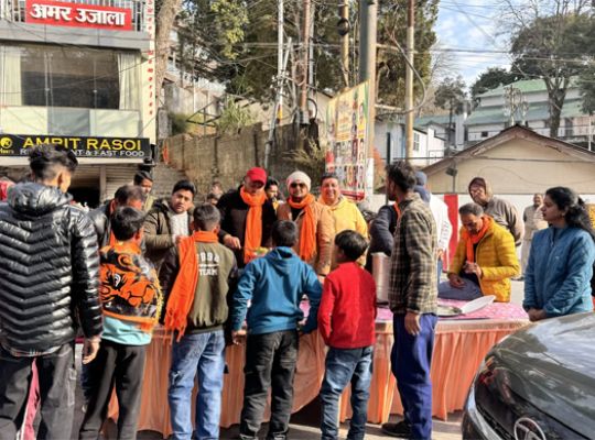 Uttarakhand: Nainital echoed with the chants of Jai Shri Ram! Programs were organized at various places, amazing enthusiasm was seen among the devotees.