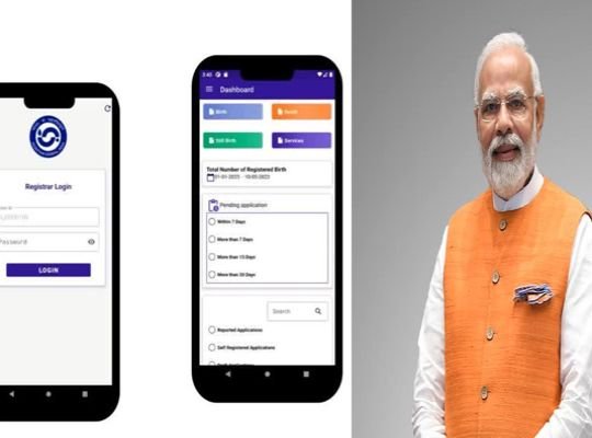 Registration of birth and death will be hassle free! Modi government announced the launch of CRS mobile application