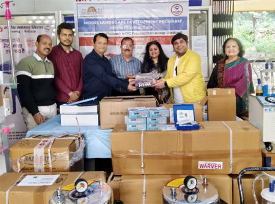 Uttarakhand: Health equipment donated to Primary Health Center Padampuri under Himalaya Unnati Mission