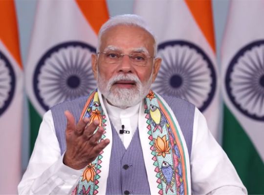 Bihar: PM Modi transfers ₹10,000 to women's bank accounts, stresses the success of the Jan Dhan Yojana