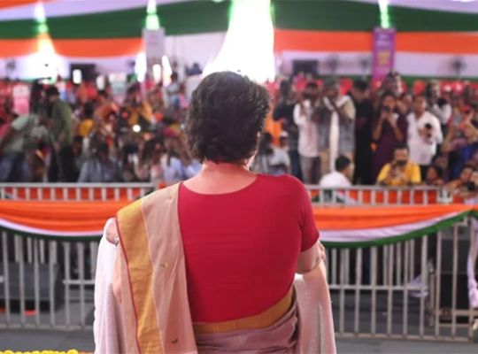 Priyanka Gandhi visits Bihar, speaks to women, attacks Nitish government