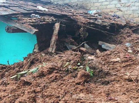 Landslide wreaks havoc in Pithoragarh, Uttarakhand! Debris from the hillside smashed into a house, killing a young man on the spot.