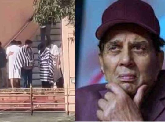 Uttarakhand: Sunny and Bobby Deol arrive in Haridwar to bid a final farewell to cinematic legend Dharmendra! The emotional immersion ritual of his ashes was completed at a private ghat.