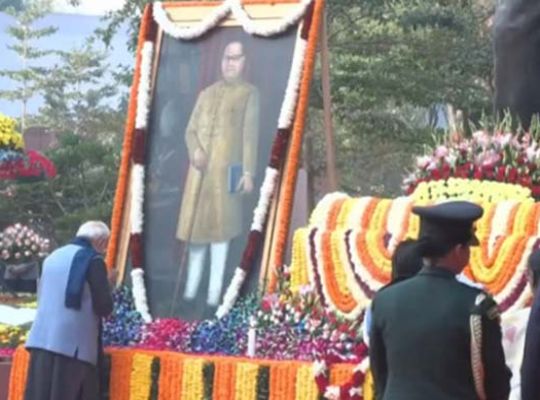 Ambedkar's death anniversary today! Countrymen pay homage, Prime Minister Modi and Rahul Gandhi pay tribute