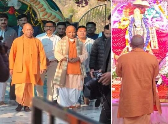 CM Yogi Adityanath receives a grand welcome in Kotdwar! Amid tight security, he attends the annual ritual at the Siddhabali Temple and meets his sister.