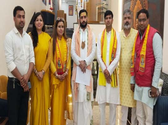 The first leg of the Sanatan Dharma journey from Ayodhya to the summit has been completed, with a formal puja performed on Basant Panchami.