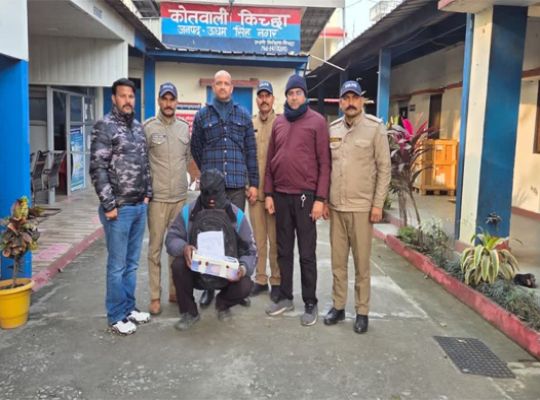 Uttarakhand's biggest blow to drug trafficking: STF arrests major Kumaon supplier Sahanwaj alias Mamu with heroin worth over ₹3 crore! Bareilly network exposed.