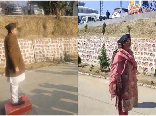 CM Dhami and the Speaker of the Legislative Assembly reached Gairsain, the legislative party meeting will be held in the evening.