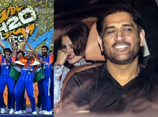 Dhoni's post on Team India's victory is all over the internet! He shares heartwarming remarks about the coach's smile and Bumrah's bowling.