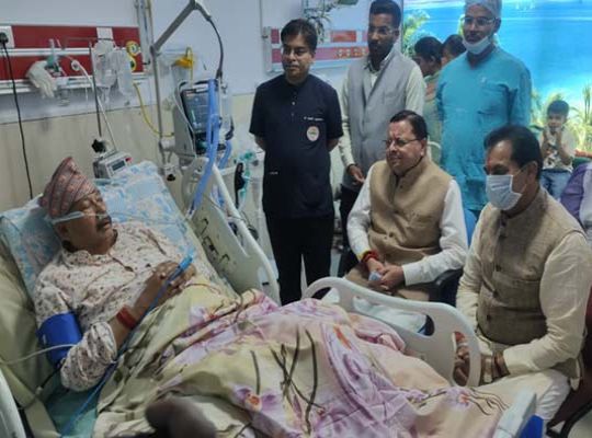 Uttarakhand: Cabinet Minister Satpal Maharaj's Health Deteriorates; Admitted to AIIMS Rishikesh; CM Dhami Arrives to Inquire About His Condition.