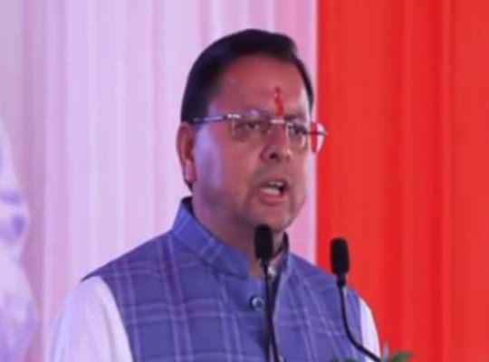 Haldwani: El primer ministro Dhami enumera los logros del gobierno y vuelve a arremeter contra la oposici&oacute;n.