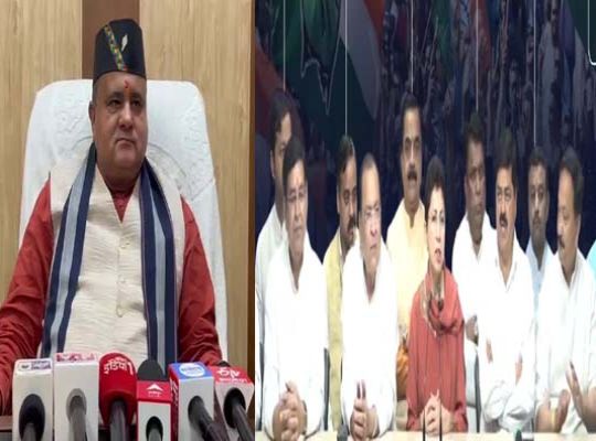 Wave of Defections Begins in Uttarakhand: 6 Prominent Leaders Join Congress; BJP President Mahendra Bhatt Takes a Jibe