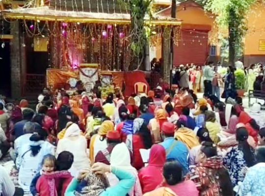 Hanuman Jayanti was celebrated with great enthusiasm in Nainital, with Hanuman Chalisa recitations and saffron flags being hoisted.