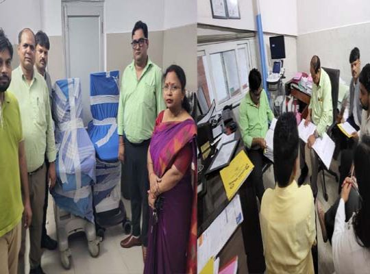 Strictness in Rudrapur: Health team conducts surprise inspection of 9 ultrasound centres, seals 2 machines of Maharaja Agrasen Hospital