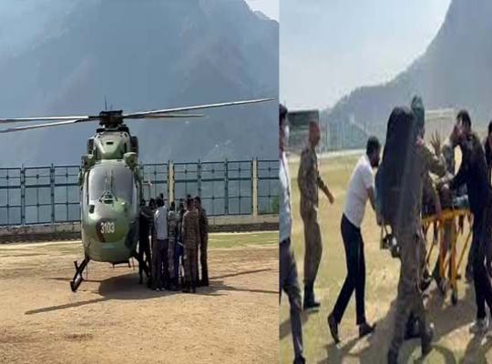 Army Truck Plunges into Gorge; Mountain Youth Emerge as Saviors, Saving Lives by Rushing Soldiers to Hospital Without Waiting for an Ambulance.