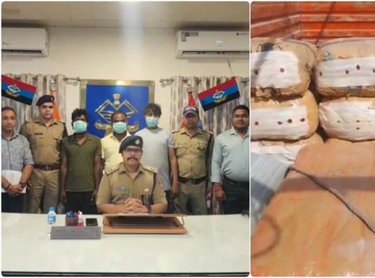 Udham Singh Nagar Police's biggest action so far: 558 kg of ganja recovered in Operation Prahar, three notorious smugglers supplying marijuana from Odisha to Uttarakhand arrested