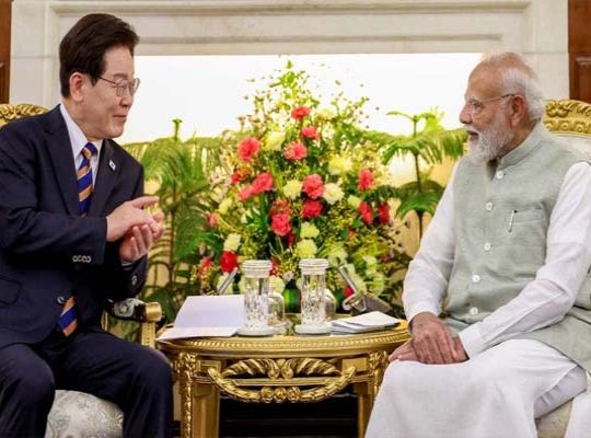 A New Chapter in India-Korea Friendship: $50 Billion Trade Target by 2030; Both Nations to Advance Together&mdash;'From Chips to Ships'