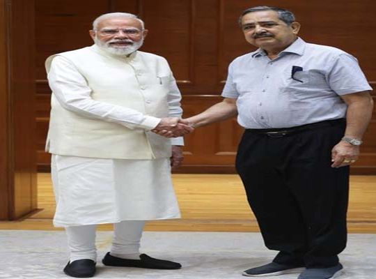 'Viksit Bharat' Mission to Gain Momentum: NITI Aayog's New Vice Chairman, Dr. Ashok Lahiri, Meets PM Modi