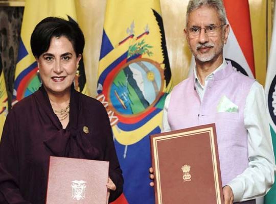 Ushering in a New Era in India-Ecuador Relations: From Affordable Medicines to the Digital Revolution&mdash;Several Historic Agreements Sealed