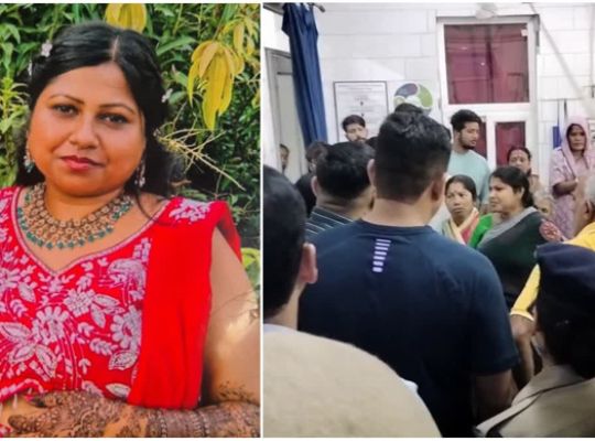 A woman's death following delivery at Rudrapur District Hospital sparked a furor. Family members accused doctors and staff of serious negligence. The Health Department formed an investigation committee.