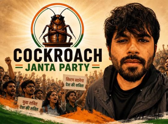 A new chapter in digital politics: The "Cockroach Janata Party" created history in 6 days! With 12.3 million followers, they outperformed the BJP on Instagram. Learn the full story of Abhijeet Dipke.