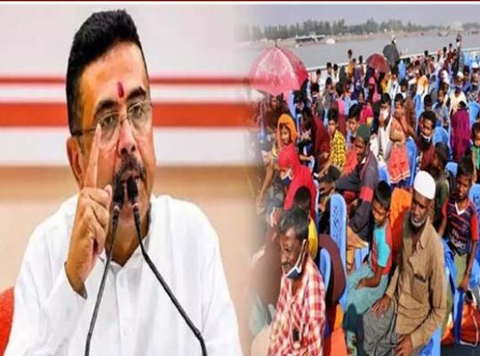Turmoil in West Bengal over the Shubhendu Government's 'Triple-D' Policy: Infiltrators Begin Fleeing India for Bangladesh, Massive Crowds Gather at the Border.