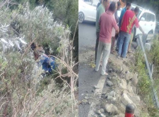 Tragic Accident on Mussoorie Road: Water Tanker Plunges 50 Meters into Gorge Near Gajji Band; Young Driver Dies