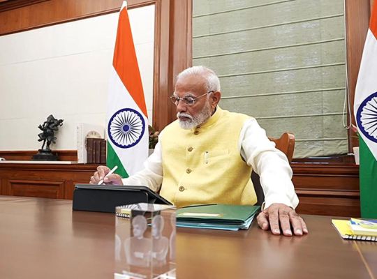 Central Government's Mega Infrastructure Package: Government offices and 1,504 housing units to be built in Amaravati; Ahmedabad Metro gets a boost; projects worth ₹4,703 crore approved.