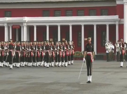 His Excellency in Doon: Capital ready to welcome the President; bravehearts to take the 'Antim Pag' (Final Step) at the IMA parade tomorrow; an impenetrable security ring in place.