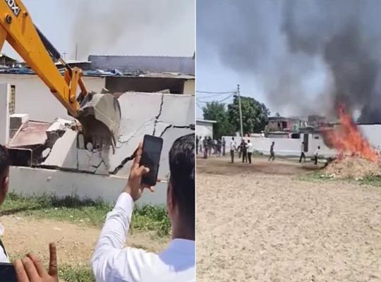 Massive unrest in Dehradun following a violent clash: Outrage erupts over the murder of a youth named 'Vinod'; attacker's house torched; Sahaspur turned into a cantonment-like zone.
