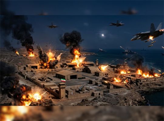 Risk of war escalates in the Middle East! Explosions heard again in Bandar Abbas and Qeshm; Iran targets US bases following American strikes.