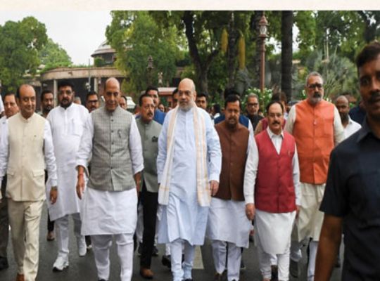 NDA's 'Mangal Milan' meeting begins: Deliberations held in the presence of PM Modi and Amit Shah; NCP MPs also attended for the first time.