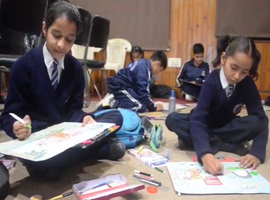 World Tiger Day: Children add a splash of color at Nainital Zoo; Forest Department showcases high-tech surveillance capabilities.