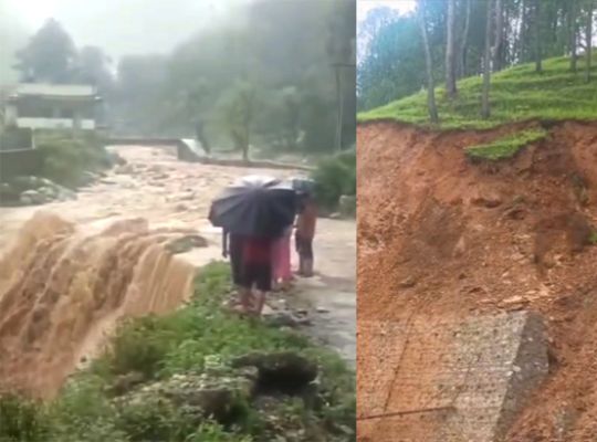 Monsoon havoc in Uttarakhand: Houses and a school hit by landslides in Tehri! Danger looms over 25 families; eight roads closed in Bageshwar.