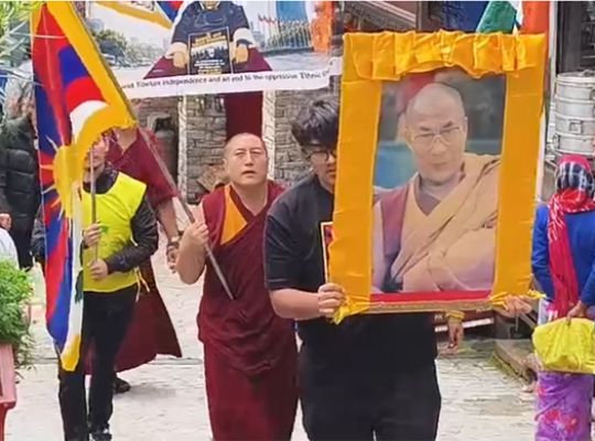  Tibetan community in Nainital stages a massive protest against China's new law; terms the 'Ethnic Unity and Progress Law' a conspiracy to erase Tibetan culture and identity.