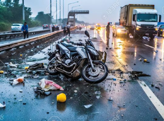  Uttarakhand: Tragedy strikes a family traveling from Gadarpur to Rudrapur! Dumper hits motorcycle; woman killed.