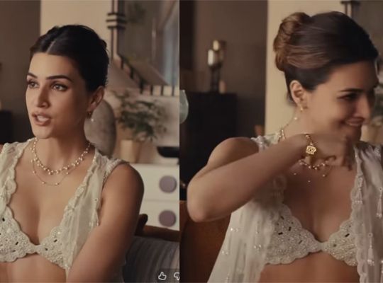 Big News: Debate erupts over Kriti Sanon's outfit in a Raksha Bandhan special ad! Following social media trolling and controversy, the company has withdrawn the advertisement from all platforms.