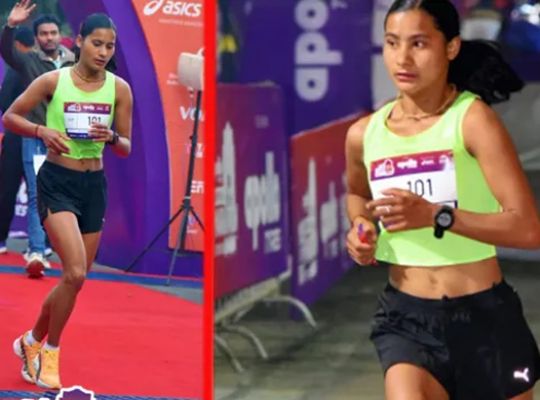 Uttarakhand: Bhagirathi Bisht has journeyed from mountain trails to the international stage! She secured second place in the 42 km race with a stellar performance at the Hyderabad Marathon.