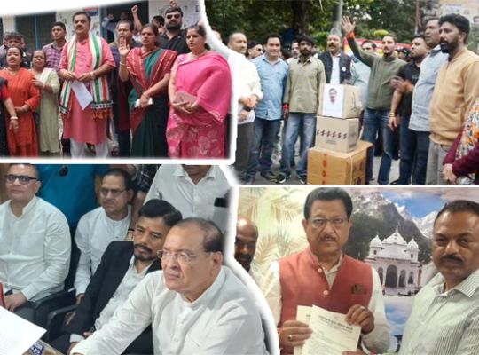 Uttarakhand: Uttarakhand Congress stages a massive protest against the FIR filed against Rahul Gandhi! The DGP's office was besieged in Dehradun, while Yashpal Arya submitted a formal complaint in Haldwani.