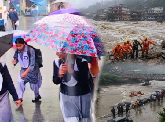 Uttarakhand: Torrential rain wreaks havoc from the hills to the plains! Schools and Anganwadi centers in Nainital and Bageshwar to remain closed tomorrow; landslides compound difficulties amidst a 'Red Alert'.
