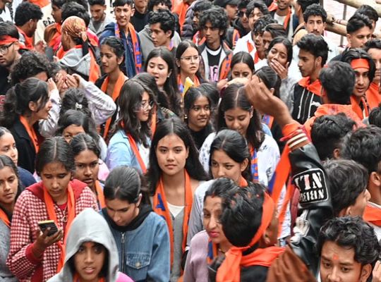 DSB Campus Student Union Elections: Straight contest for the post of President between ABVP and an independent candidate, show of strength at the general meeting on the final day.