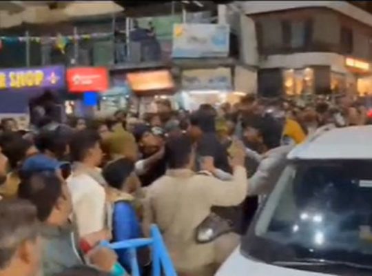 Chaos in the 'Land of Gods' (Devbhoomi): A violent clash erupted between tourists and local youths on Mussoorie&rsquo;s Mall Road after the former drove vehicles into a 'no-entry' zone; a person&rsquo;s head was split open with a spanner.