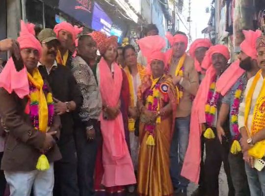 Chants in honor of Maharshi Valmiki resonate in Mussoorie: A grand procession featuring musical bands and striking tableaux conveys a message of social respect.